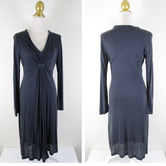 BODEN Midi Dress in Charcoal Grey Size 6L - Picture 2 of 15